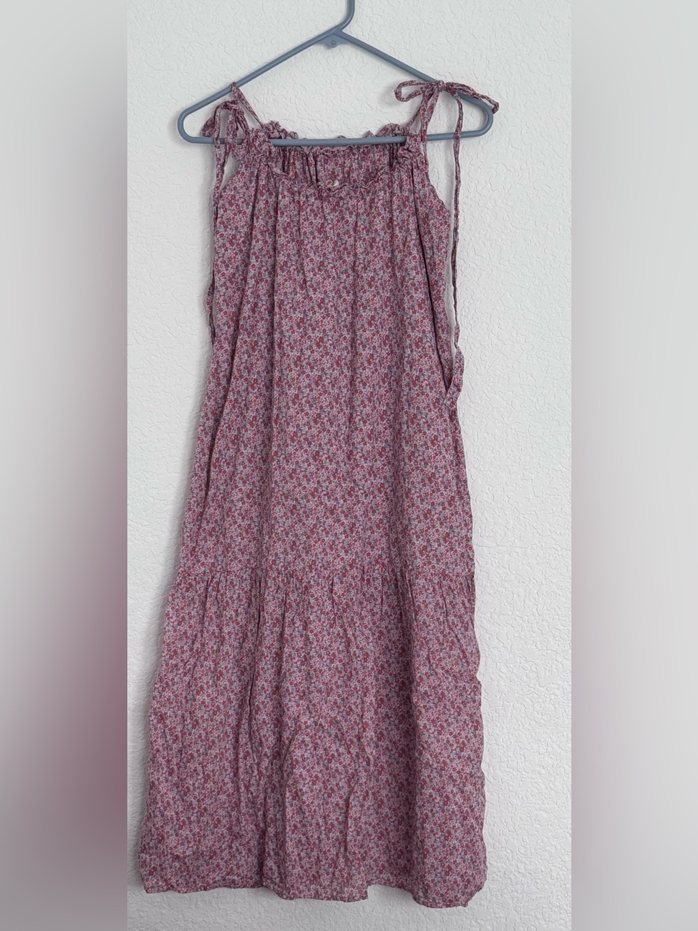 Nation LTD sequoia Pink Floral Tiered Midi Dress - Picture 5 of 10